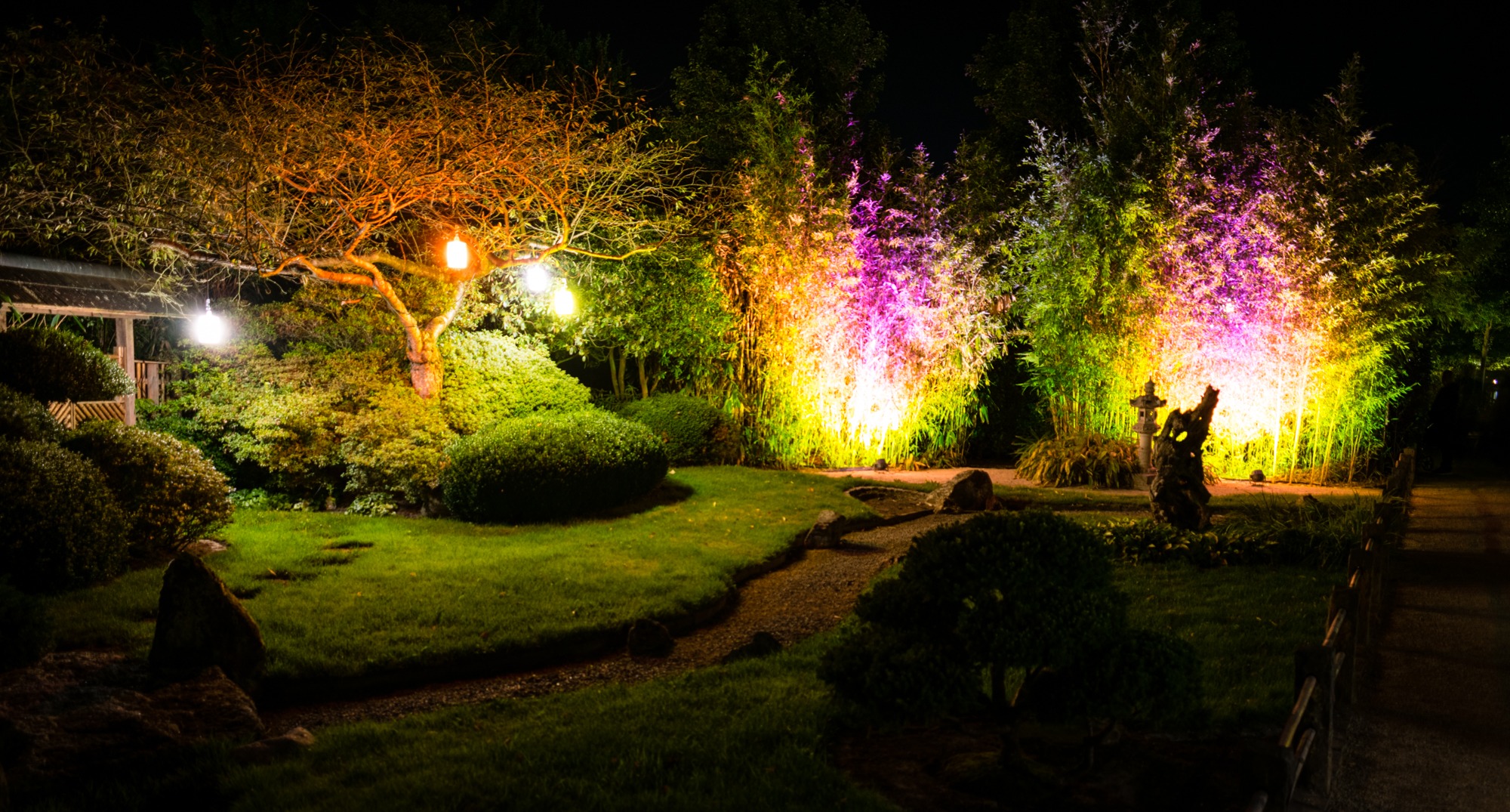 park der gärten illumination